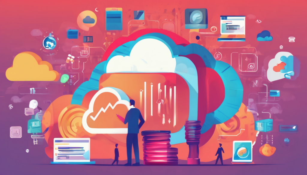 Cost Optimization Strategies for Cloud Databases - Dashboard showing compute, storage, and data transfer cost breakdown with optimization recommendations