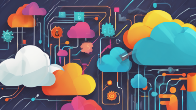 Cost optimization strategies for highly scalable cloud - conceptual diagram of scalable cloud architecture with autoscaling and cost controls
