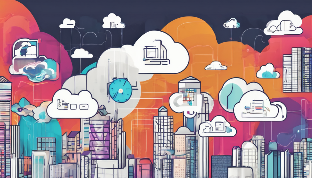 How to design cloud architectures for elastic scaling - diagram of autoscaling services, databases, and load balancers in a modern cloud setup