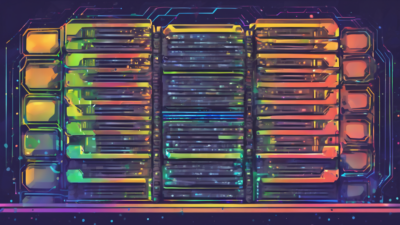 GPU Dedicated Servers for AI Workloads - NVIDIA H100 cluster in data center rack for machine learning training and inference