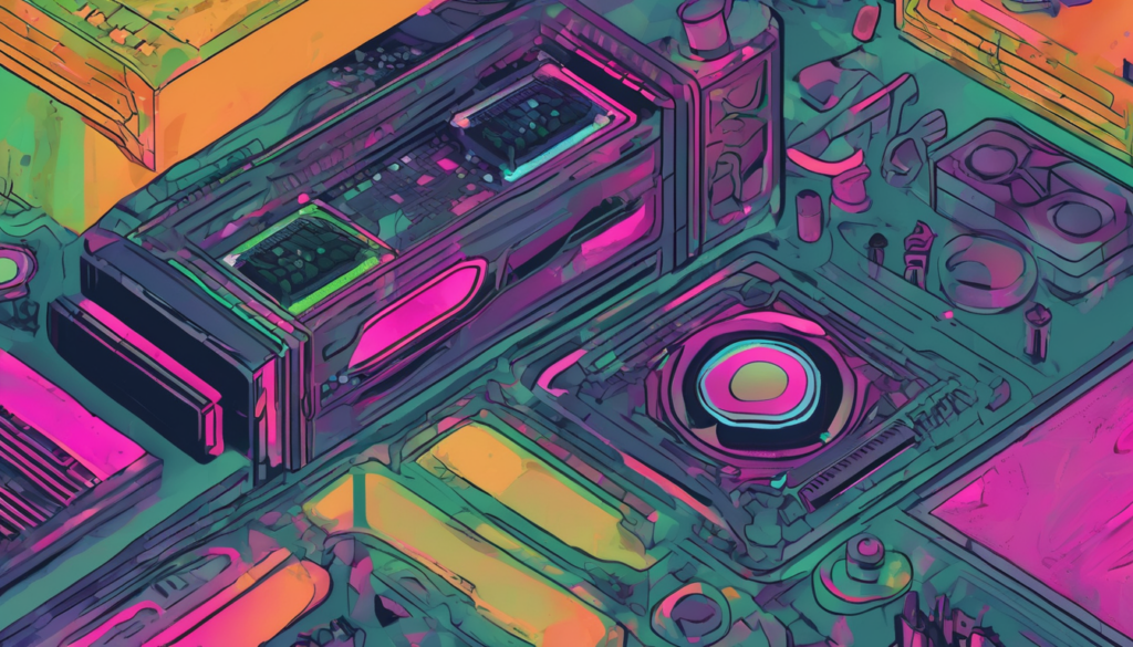 GPU Server Hardware Selection for Stable Diffusion - NVIDIA RTX 5090 and H100 GPUs in server rack for optimized text-to-image inference and training (112 characters)