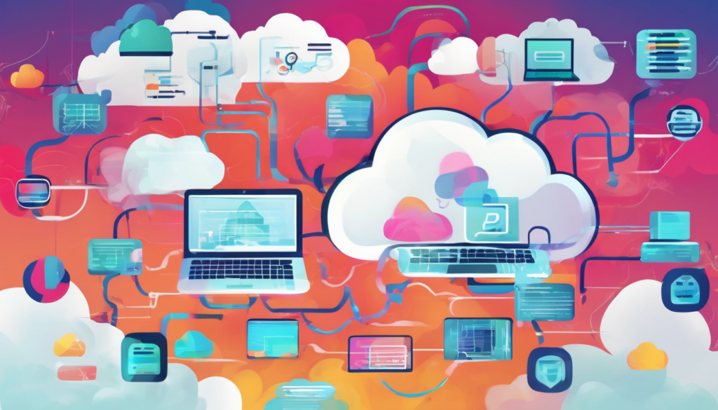 Hybrid Cloud Setup Guide 2025 - integrated on-premises data center and AWS cloud architecture diagram (98 characters)