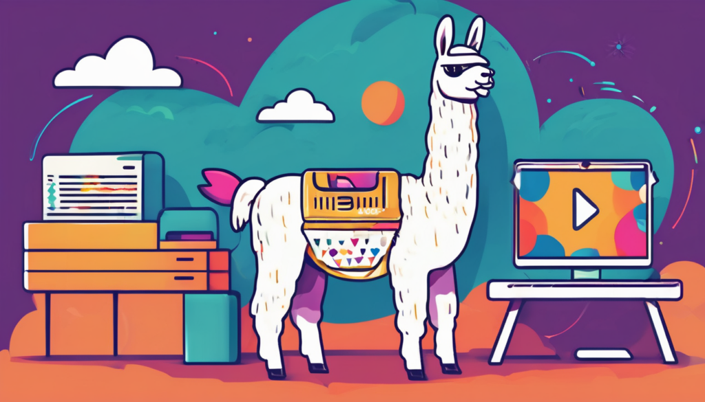 Deploy LLaMA on H100 Cloud Servers - High-performance NVIDIA H100 GPU cluster running LLaMA inference with vLLM dashboard (112 chars)