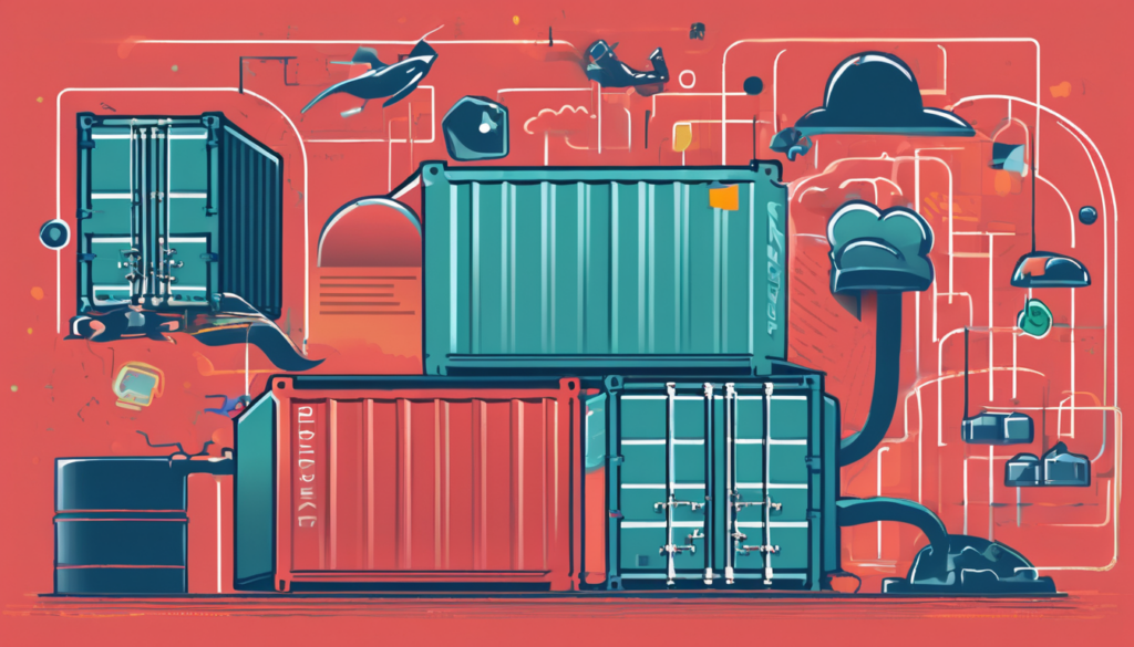 Docker Containerization for Deep Learning Deployments - RTX 4090 multi-GPU container running PyTorch inference with NVIDIA SMI output (98 characters)