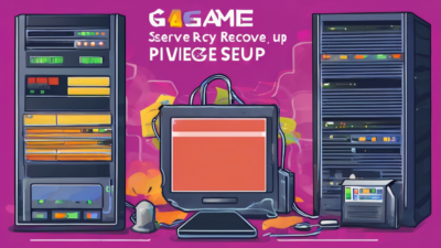 Game Server Backup and Disaster Recovery Setup - Comprehensive diagram showing backup workflow, automation scripts, and multi-site failover for seasonal resilience (112 characters)