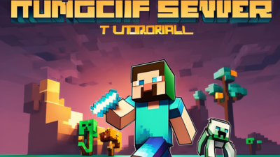 Minecraft Server Setup Tutorial for Beginners - Step-by-step guide showing server.jar download and console startup screen (98 chars)