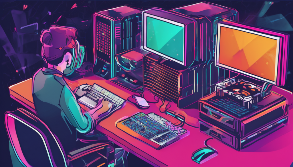 RTX 4090 GPU Server Setup for LLM Inference - Enterprise server with high-performance graphics card and optimal hardware configuration for language model inference