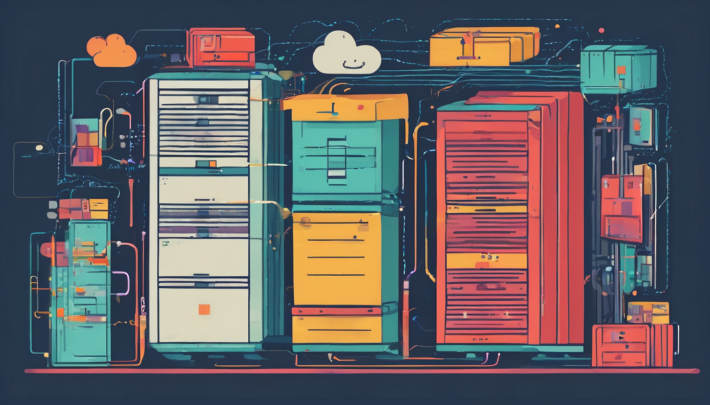 Storage Performance Optimization in VM Environments - diagram showing datastore distribution, RAID configuration, queue depth management, and monitoring metrics for virtual machine infrastructure