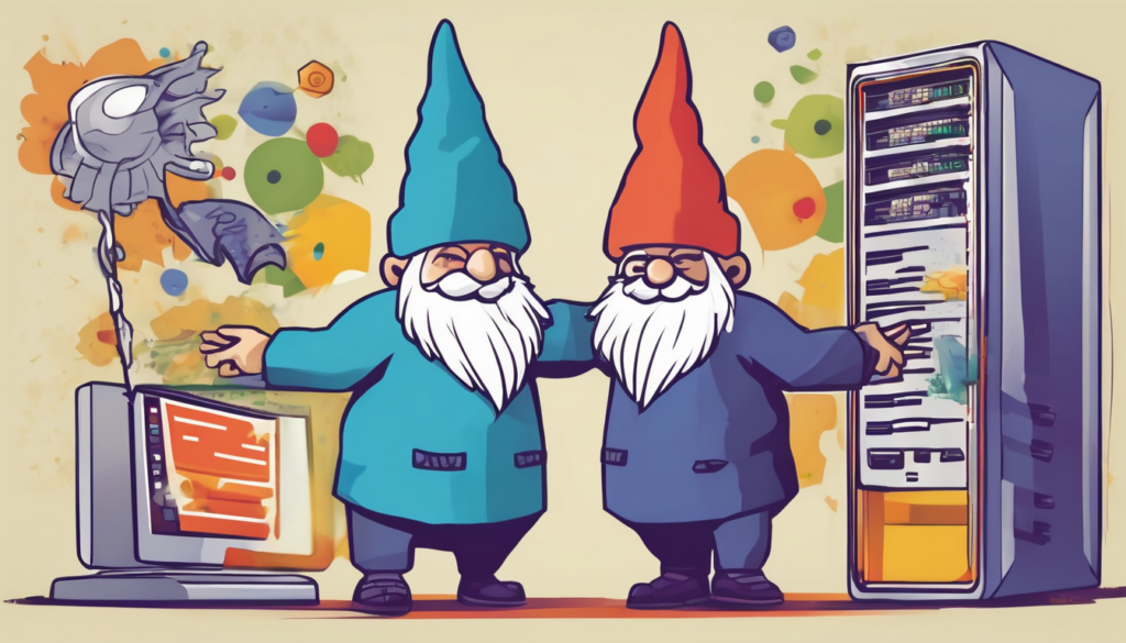 GNOME vs KDE server administration - Resource usage comparison chart for Linux server environments (112 chars)