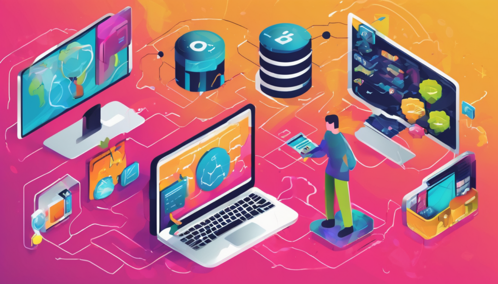 Scaling Multi-Website VPS Without Downtime - Diagram of zero-downtime vertical scaling with load balancer and resource upgrade flow (98 characters)