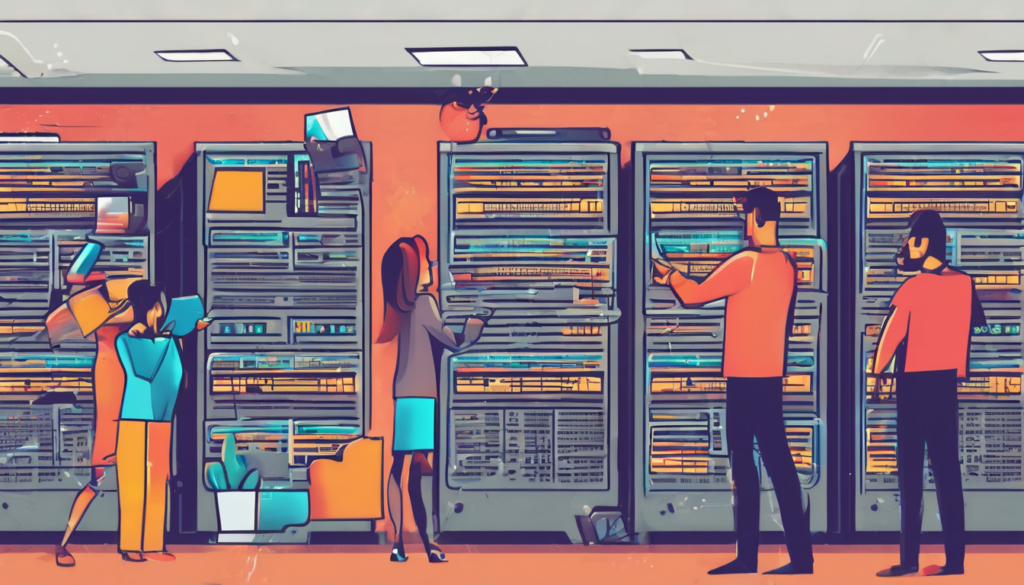 Troubleshoot Dedicated Server CPU Overload - system administrator monitoring CPU usage metrics on performance dashboard with task manager displaying high resource consumption processes